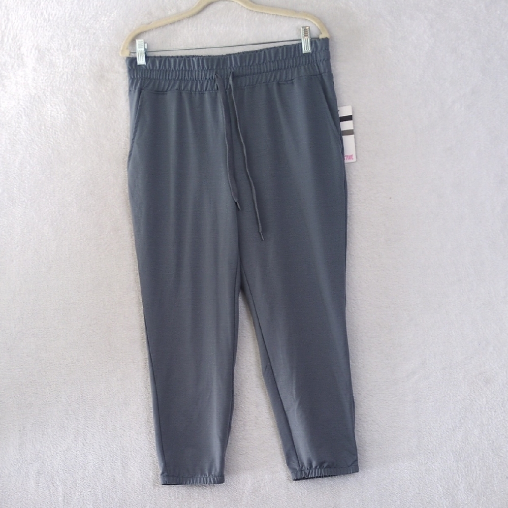 Fit Collective Womens Blue Gray Athletic Active‎ Sweat Pants Size M